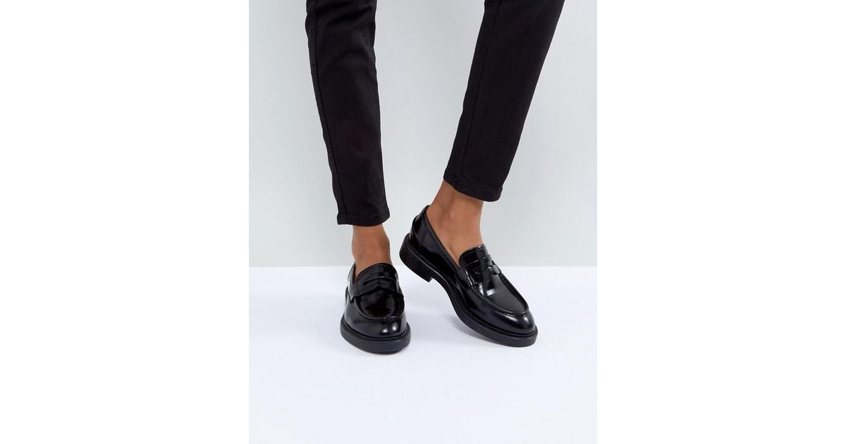 vagabond alex chunky leather loafer