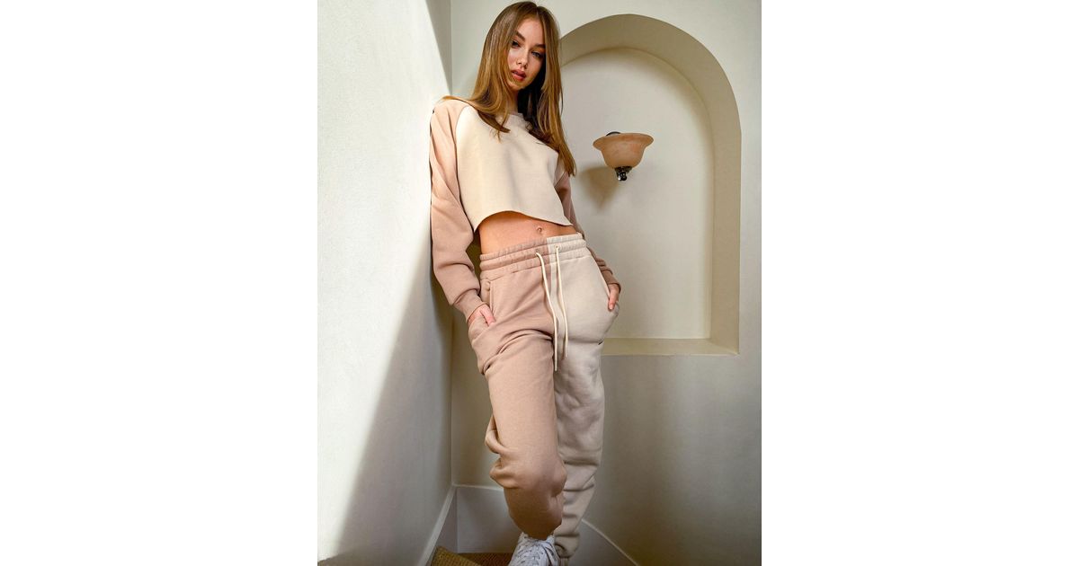 bershka no item slogan oversized jogger
