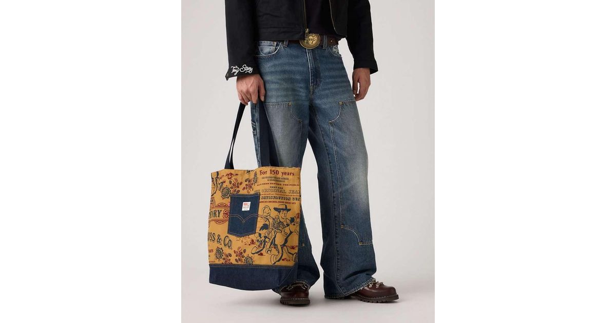 Levi's Toy Story Tote Bag With All Over Print in Blue for Men