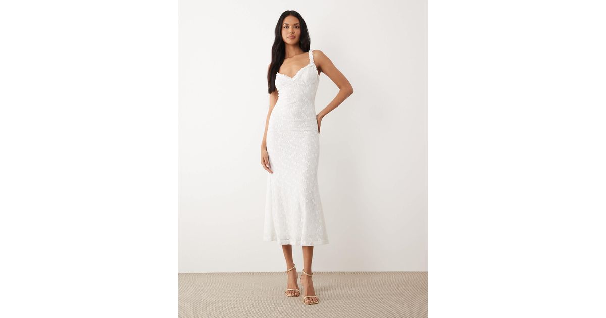 lace cami midi prom dress Asos Lace Cami Midi Prom Dress, $119 | Asos