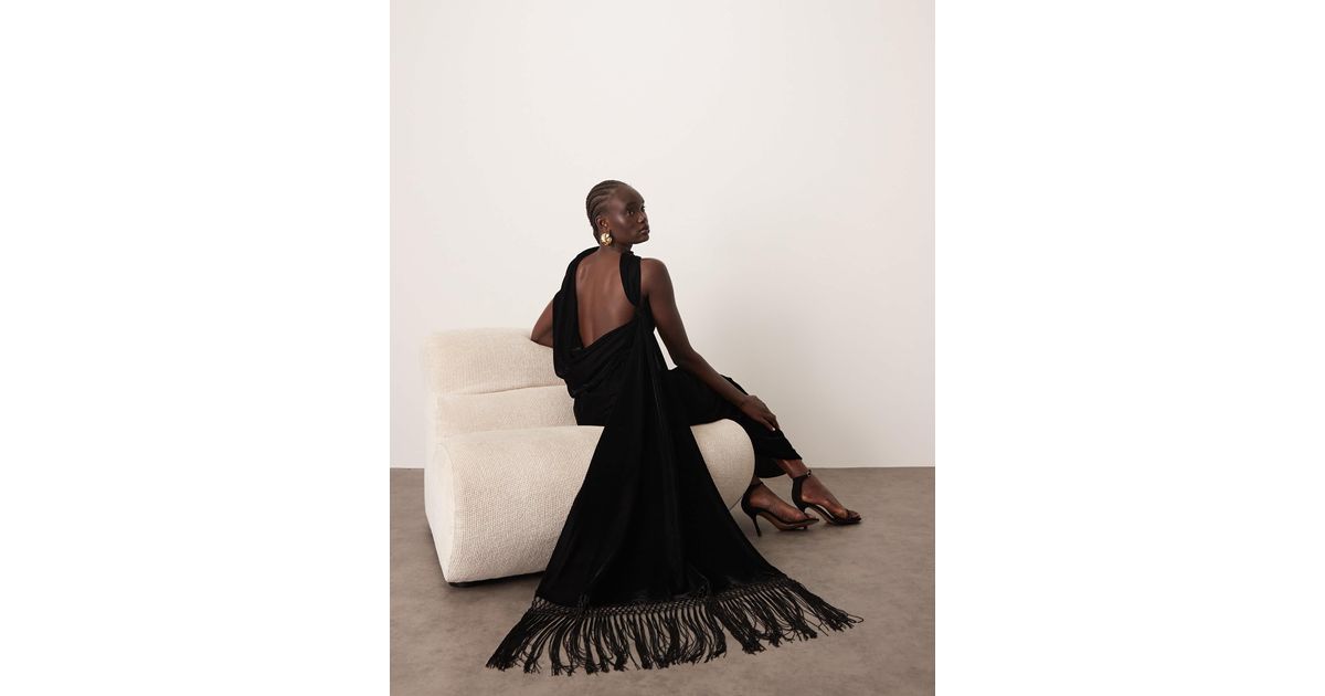 knee length dresses for ladies Lucent Scarf | Black | Accessories