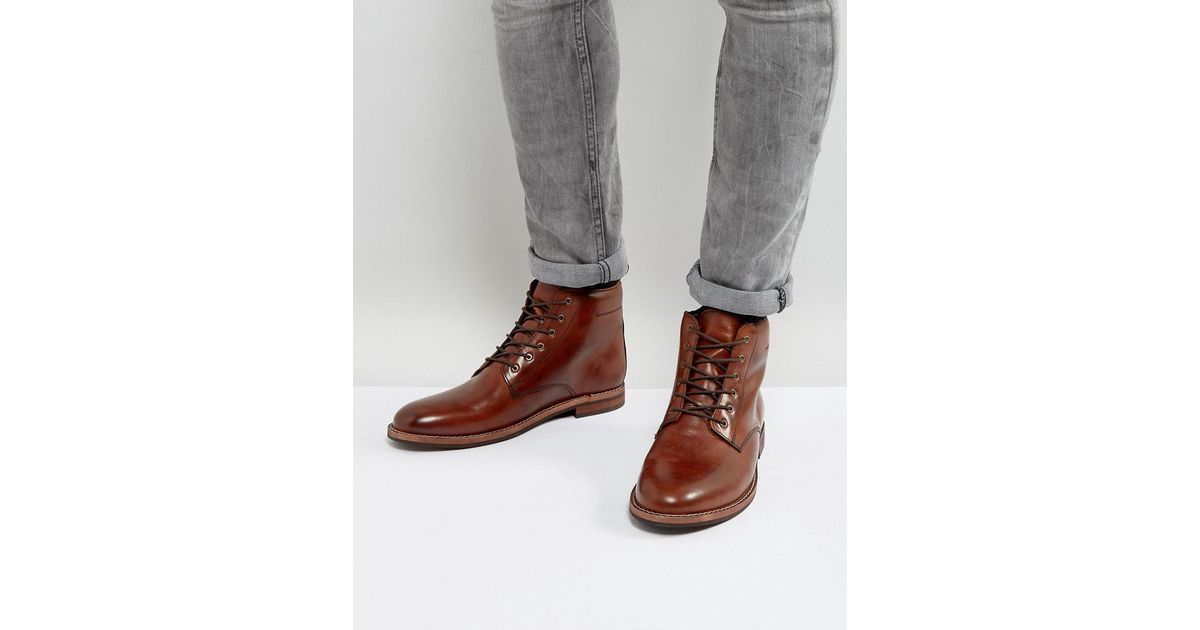 dune brown ankle boots