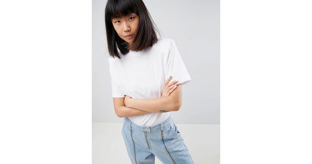 shoulder pad t shirt