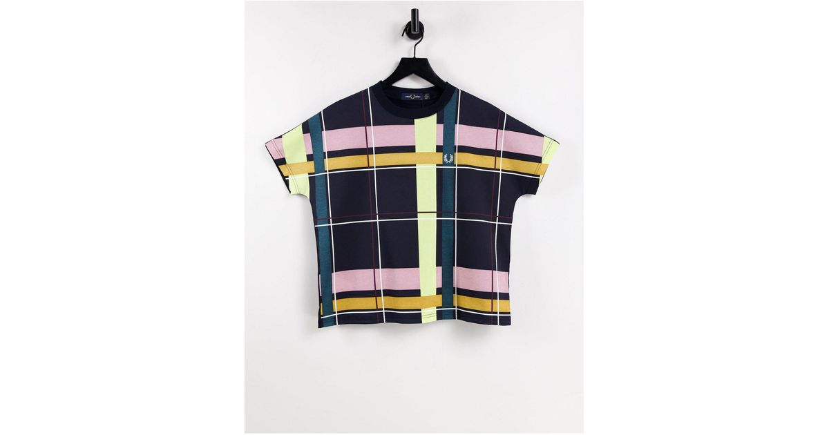 Fred Perry T-shirt With Check Print 