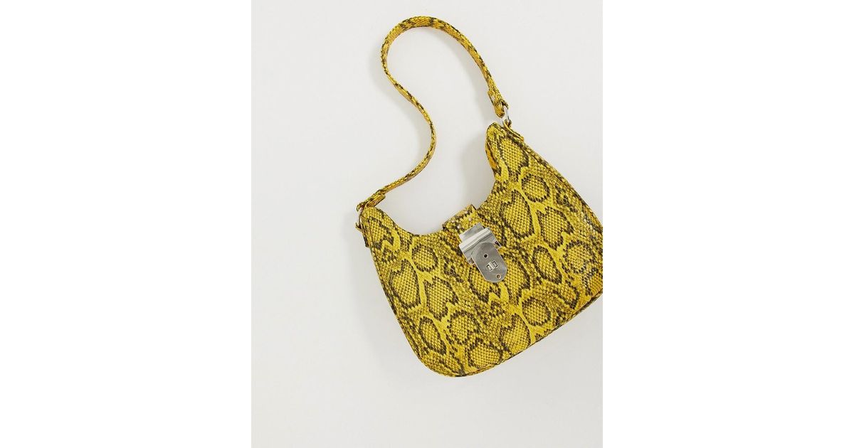 asos yellow bag