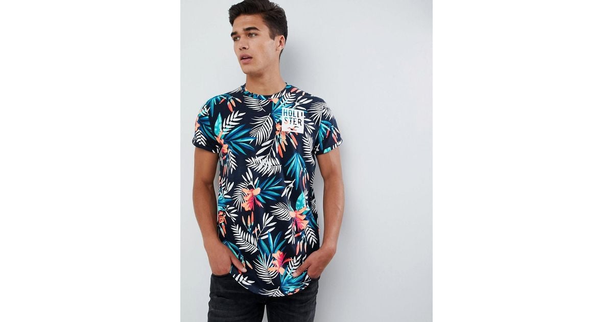 Hollister floral t shirt on sale