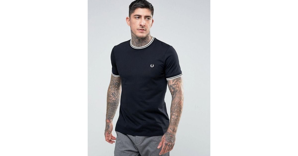 fred perry t shirt slim fit