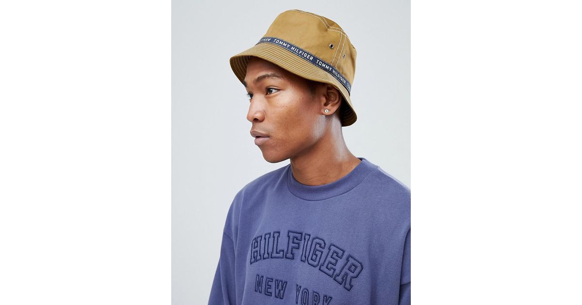 tan tommy hilfiger hat