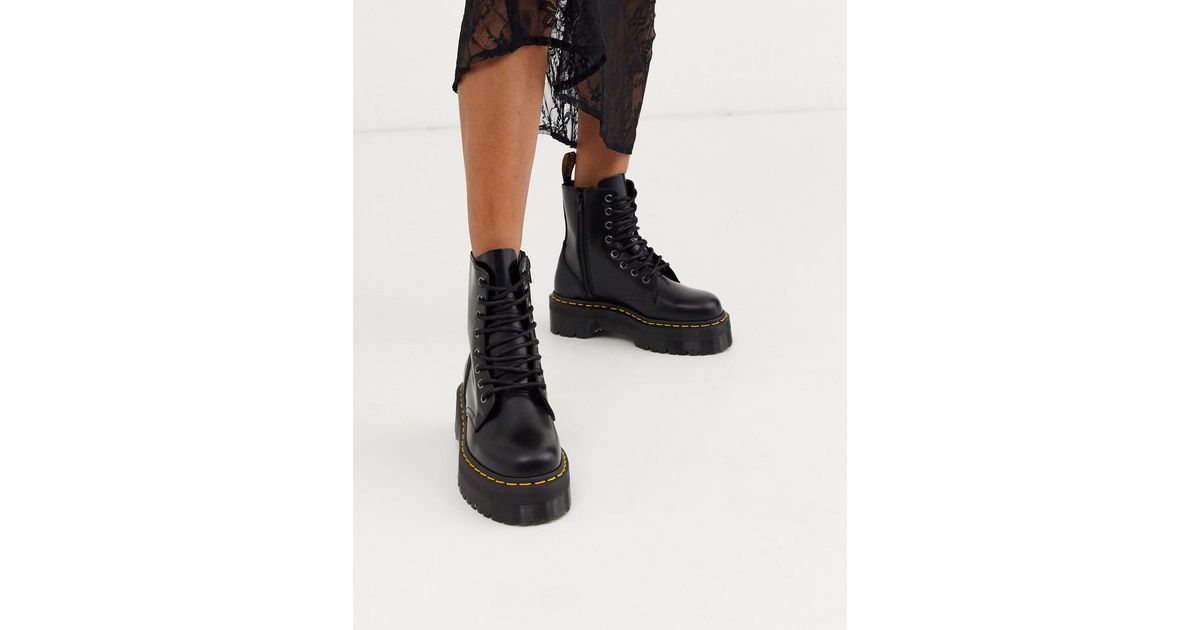 chunky doc marten boots