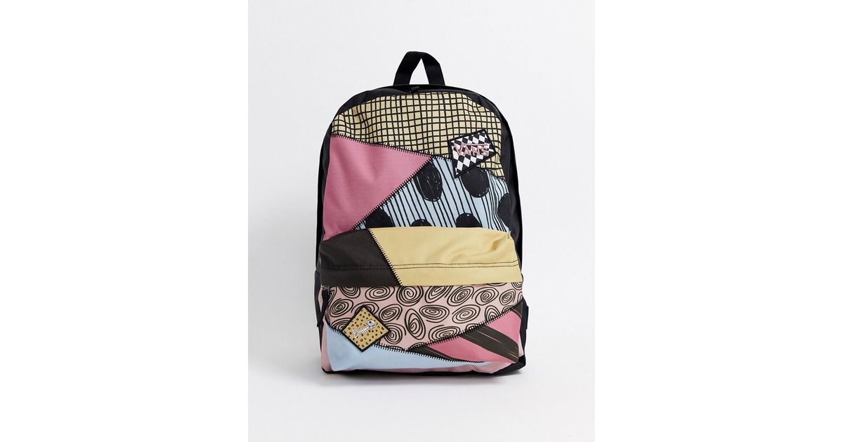 Vans X Disney Nightmare Before Christmas Sally Patchwork Realm Backpack |  Lyst UK