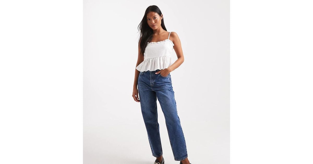 Denim Miss Selfridge Petite Mom Jeans Miss Selfridge Mom Jeans In