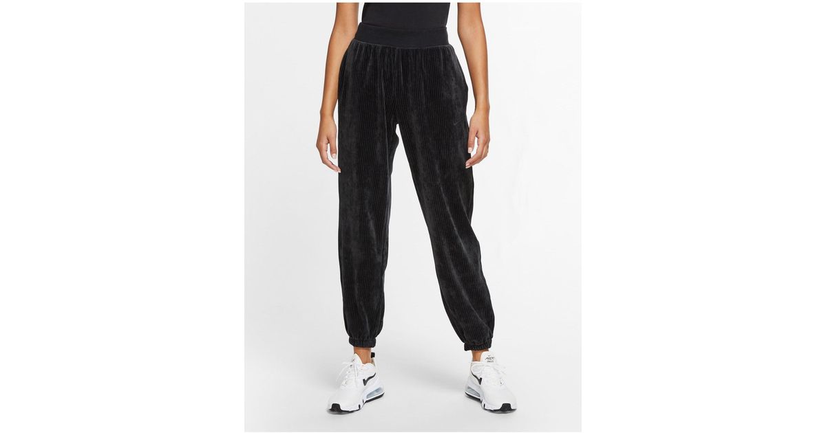 Nike black cord joggers sale