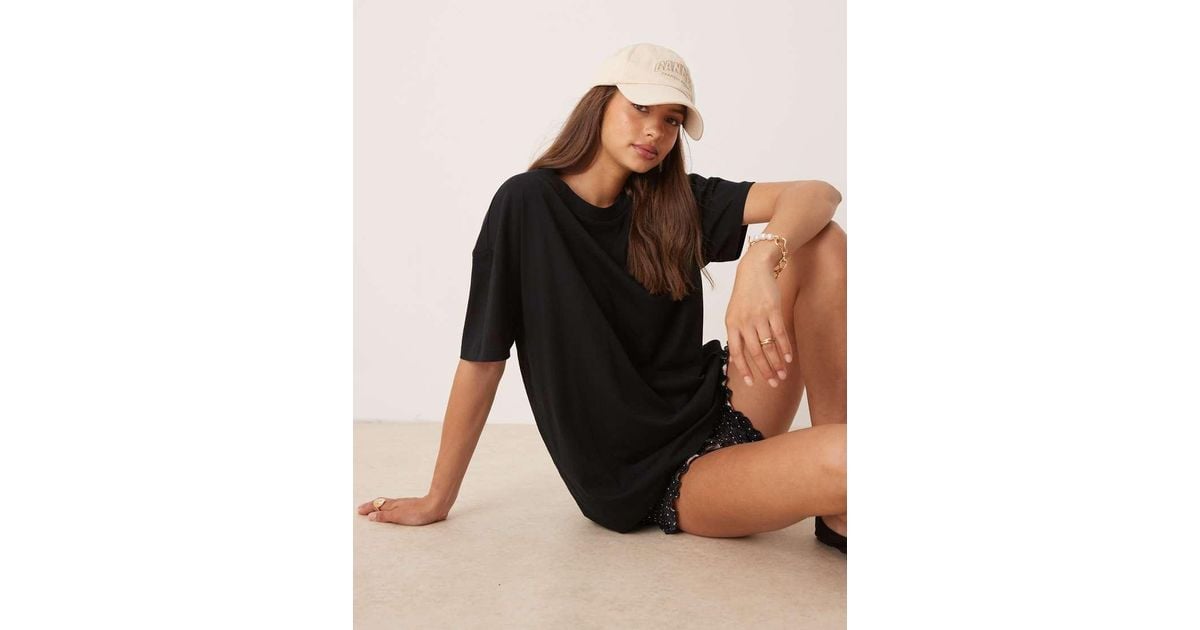 ASOS Oversized T-Shirt in Black | Lyst UK