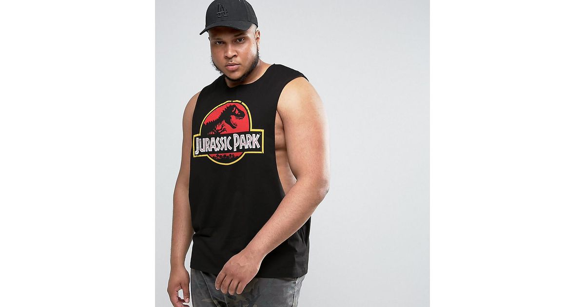 jurassic park sleeveless hoodie