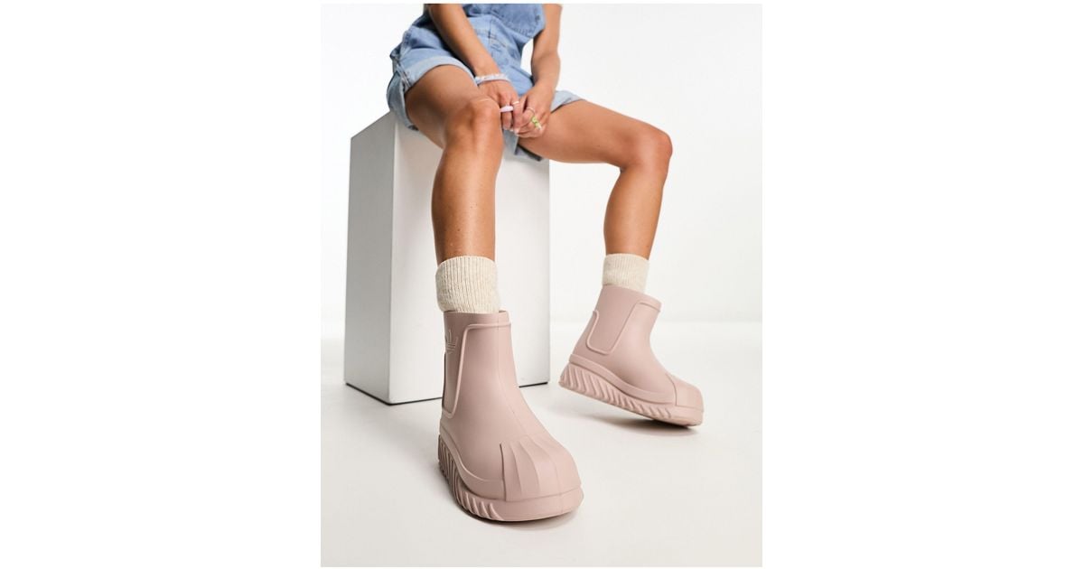 adidas Originals adifom superstar stiefel in Pink Lyst AT