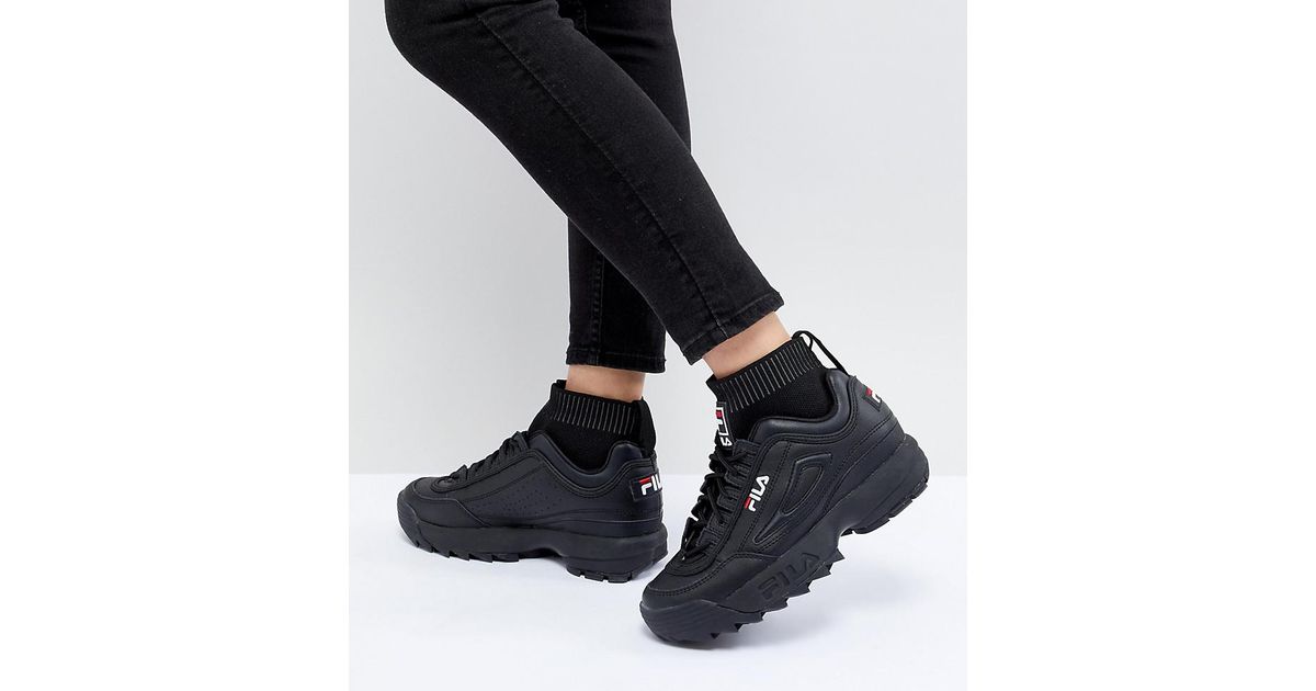 fila disruptor core black
