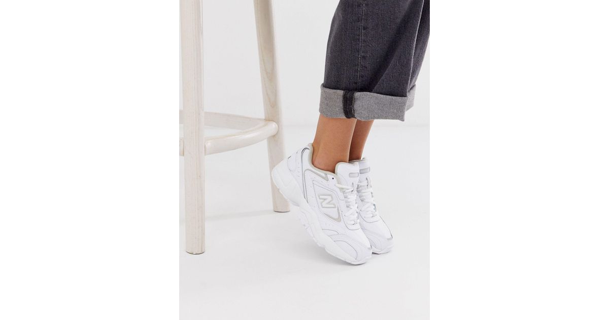 new balance 452 sneaker in weiß grau