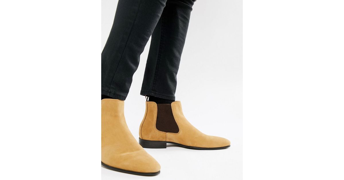 aldo beige chelsea boots