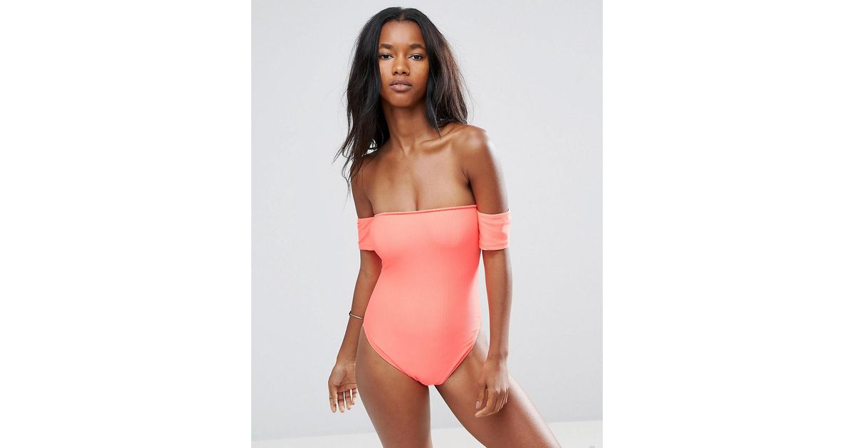 new look pink swimsuit