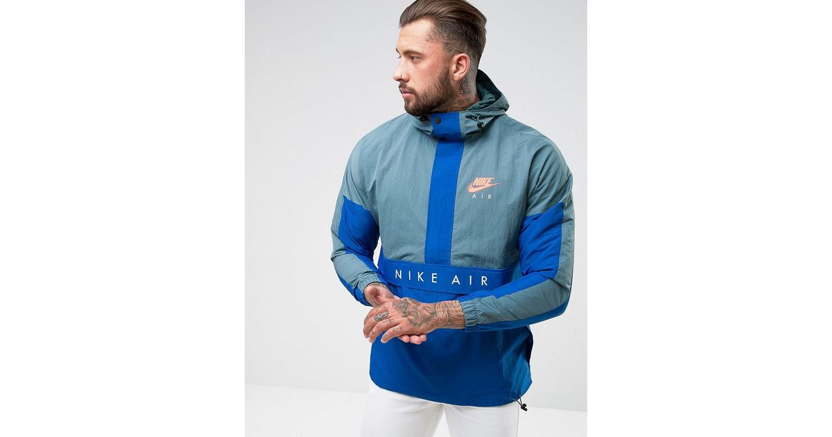 nike air jacket blue