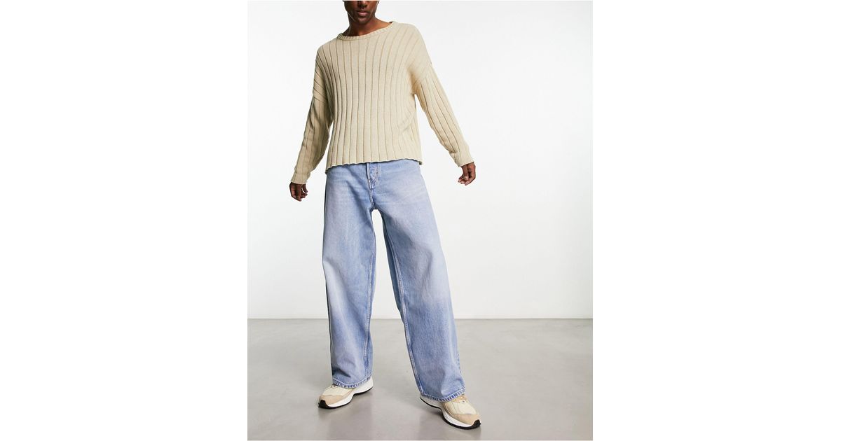 Weekday Astro Loose Fit baggy Jeans in Blue for Men Lyst