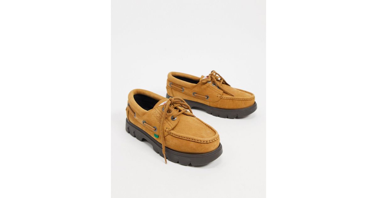 Kickers Lennon Boat Shoes for Men | Lyst