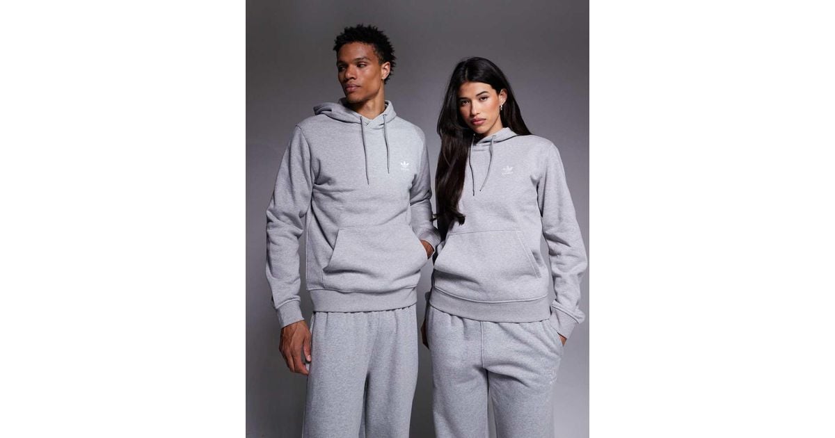 Grey Adidas Originals Hoodie Asos ASOS DESIGN Heavyweight Boxy