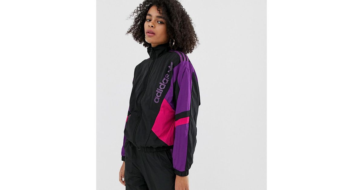 Adidas originals linear zip up jacket Clearance