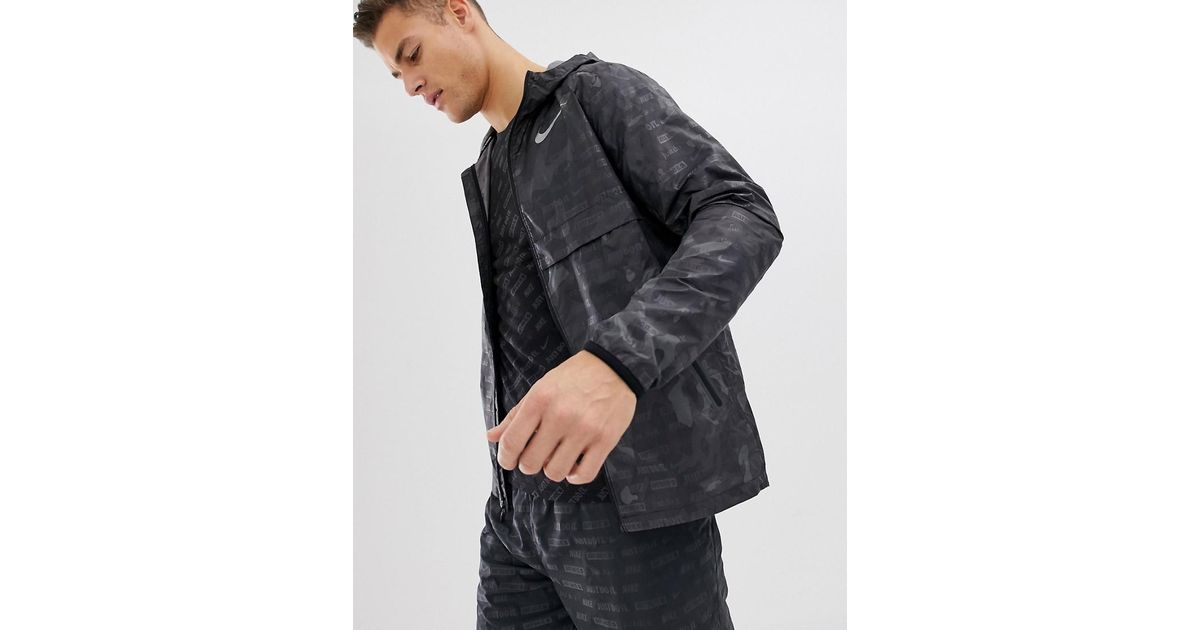 Nike Just Do It - Reflektierende Jacke in schwarzem Military-Muster,  AH5987-010 in Schwarz für Herren | Lyst DE