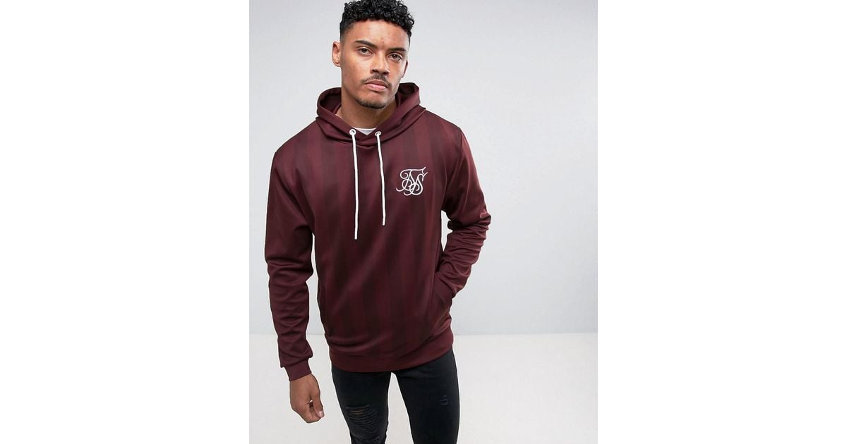 siksilk red hoodie