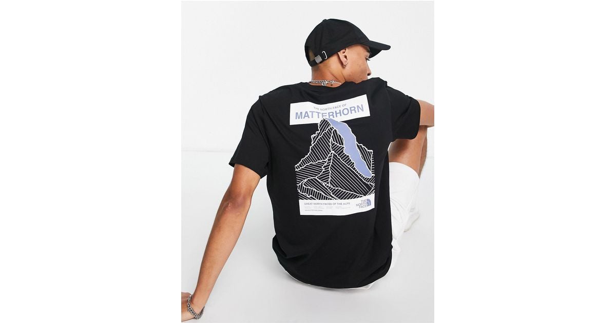 THE NORTH FACE BACK GRAPHIC PRINT 新作 The North Face heavyweight relaxed t-shirt with back graphic in