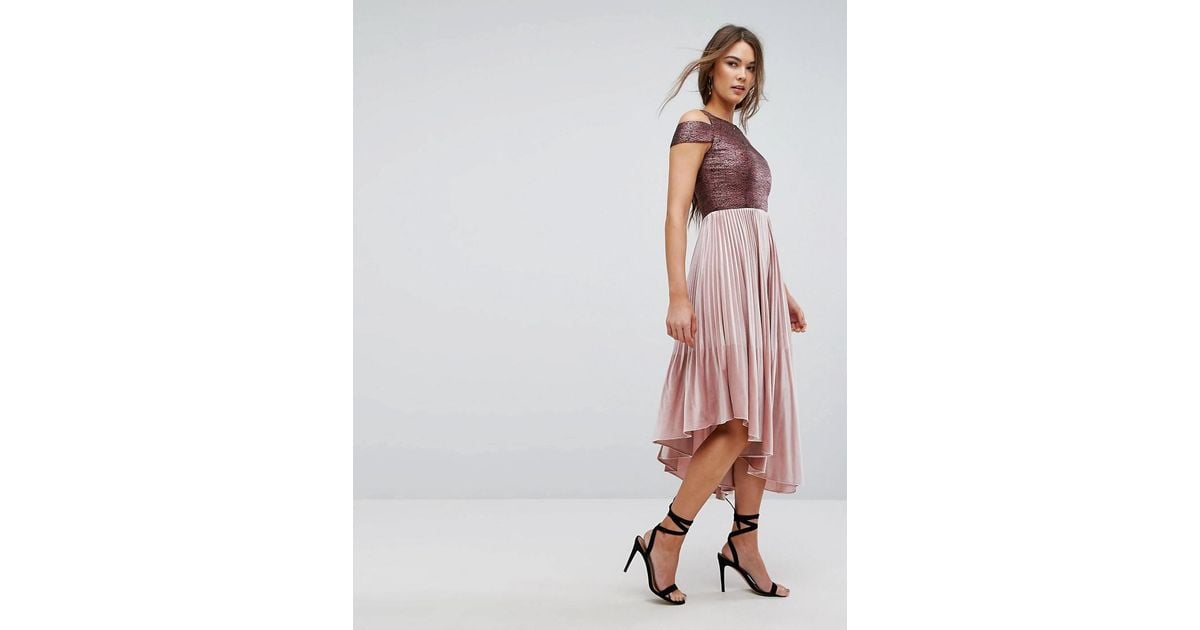 coast pleated dress