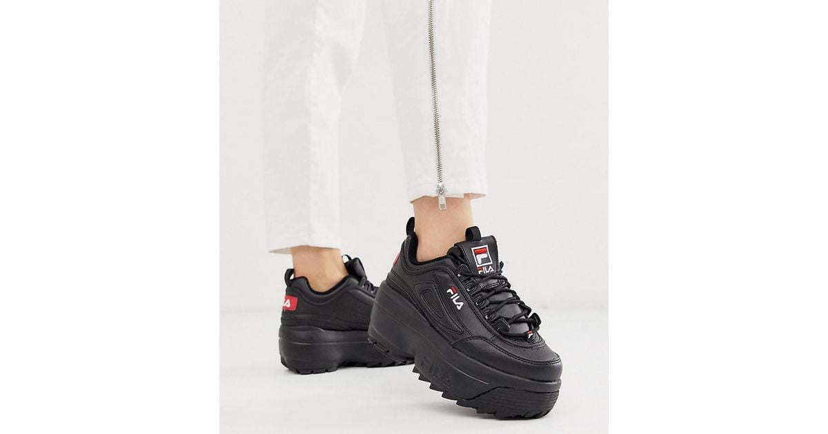 fila wedge trainers