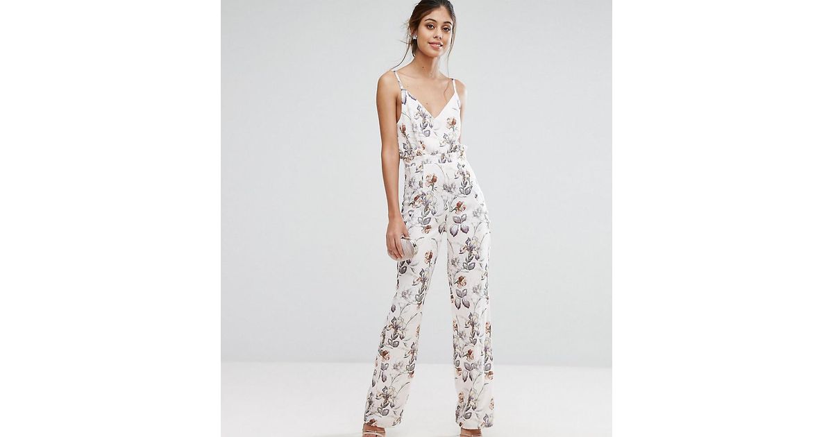 hope and ivy floral jumpsuit