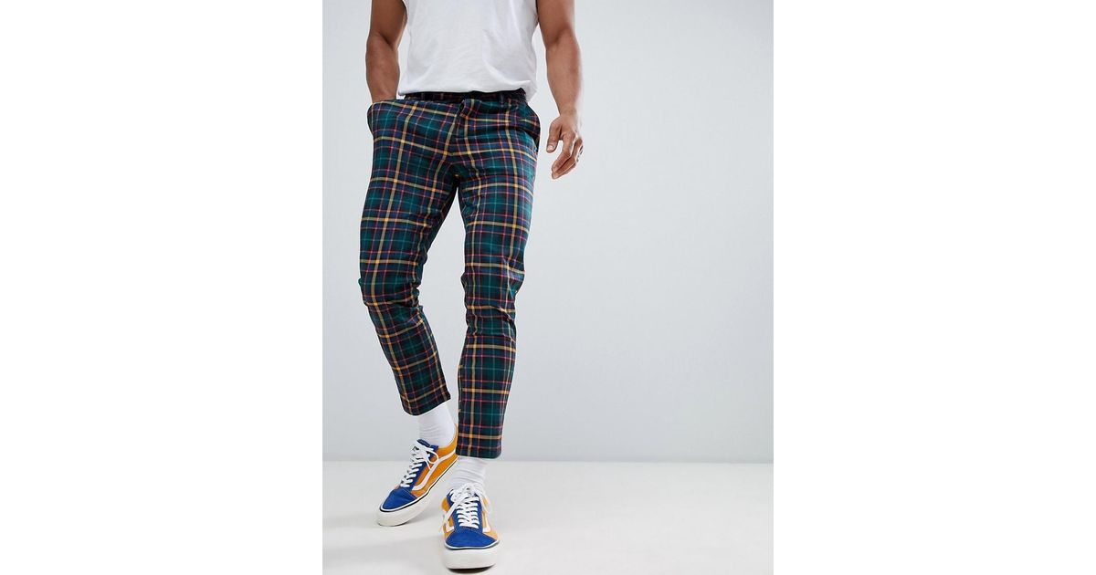 Plaid pants shop asos