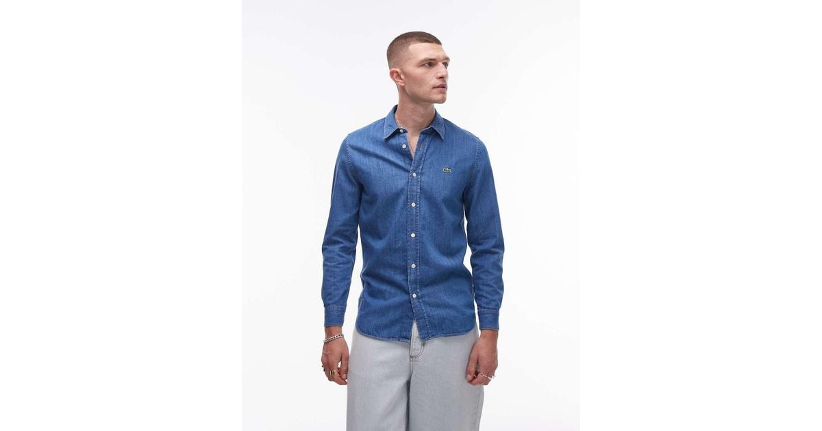 Lacoste denim dress sale