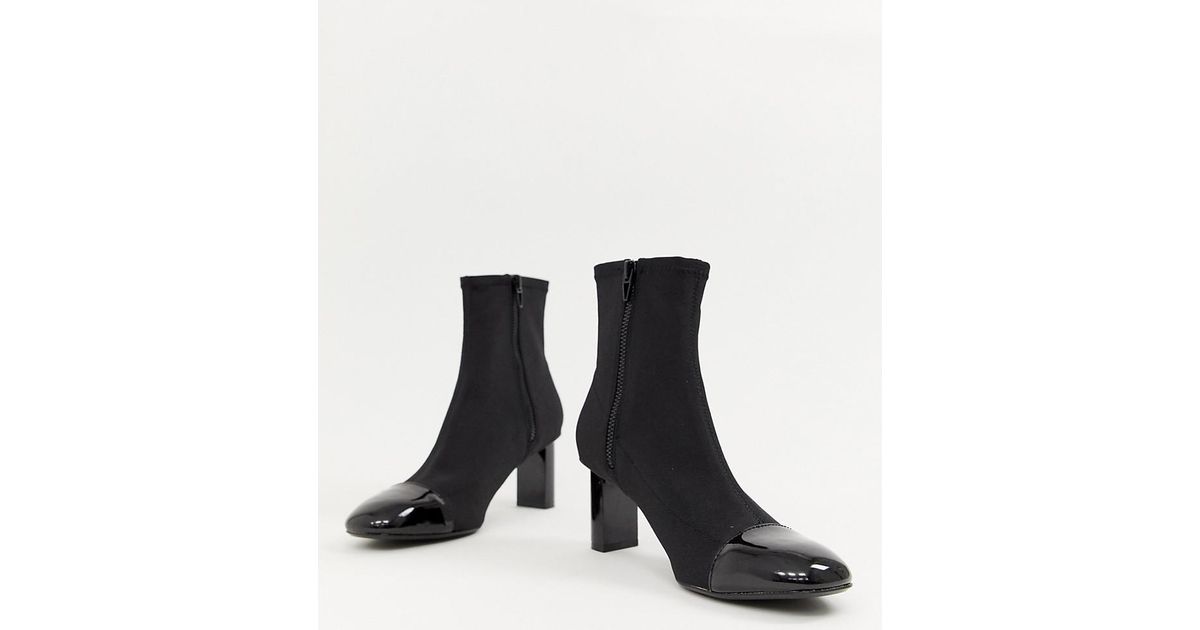 bottines vernies bershka