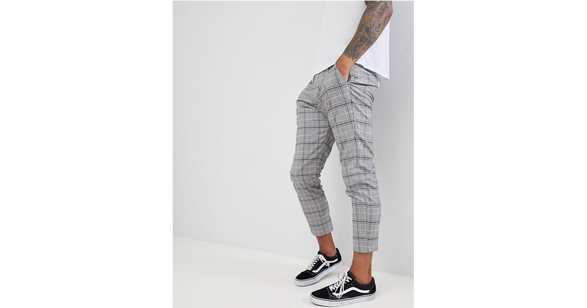 Pantalones De Cuadros Hombre Bershka Cuadros Bershka Pantalones
