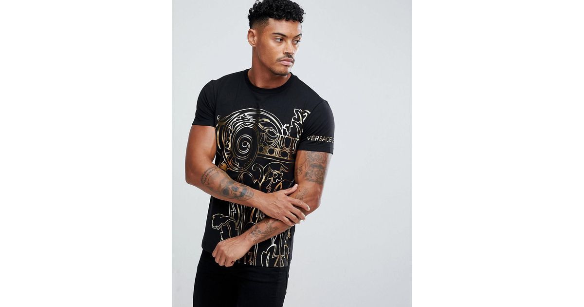 versace jeans black t shirt