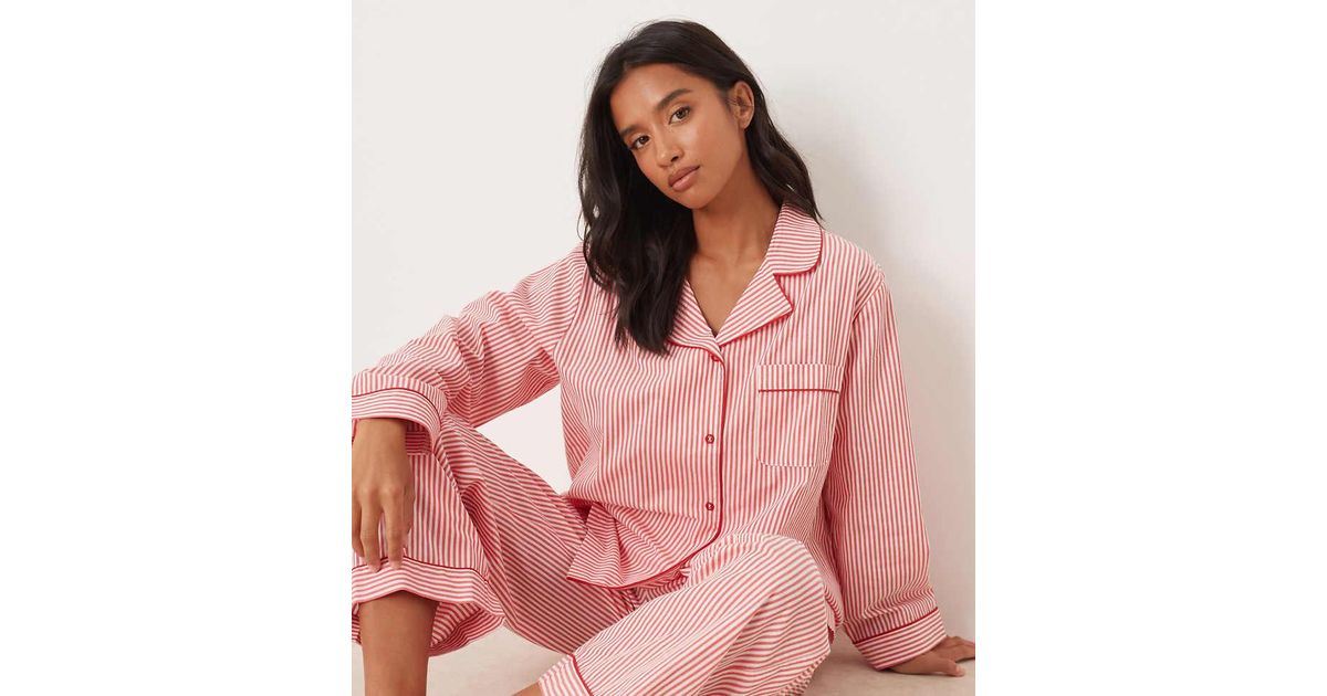 ASOS Asos Design Petite Pajama Set in Pink | Lyst UK