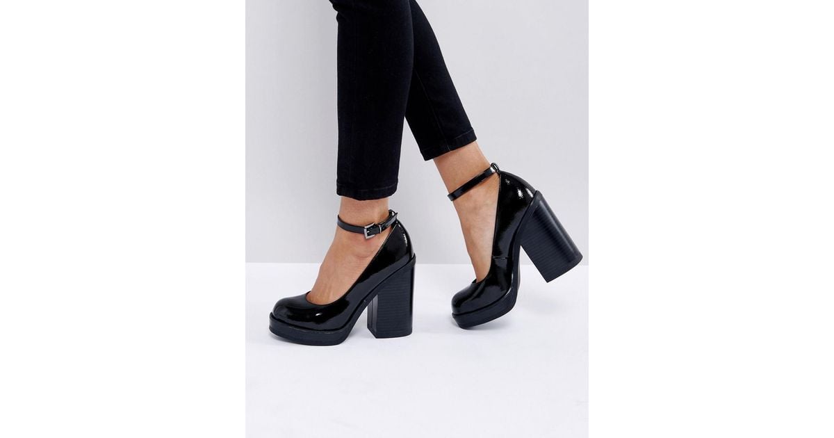 asos chunky heels