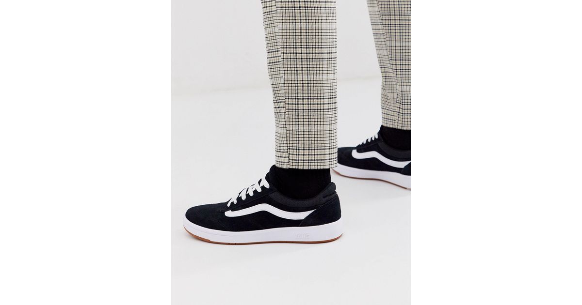 vans uc cruze trainers in black