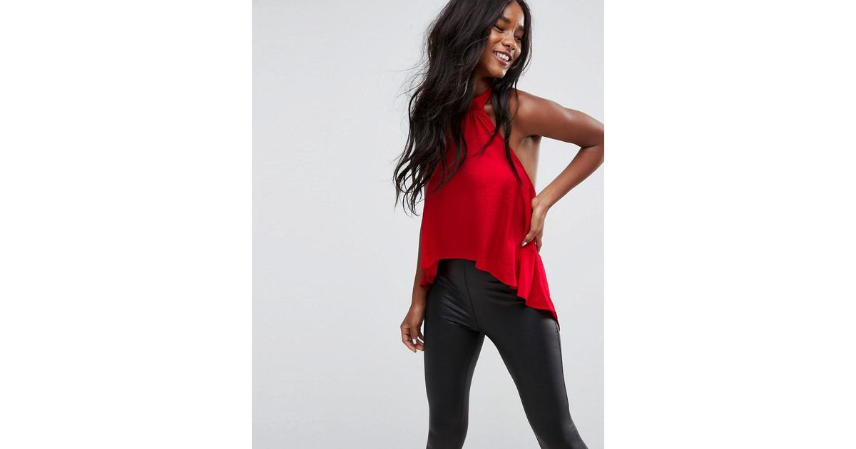 asos red pants