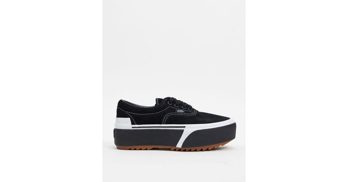 Vans Suede Era Stacked Shoes in Black Lyst