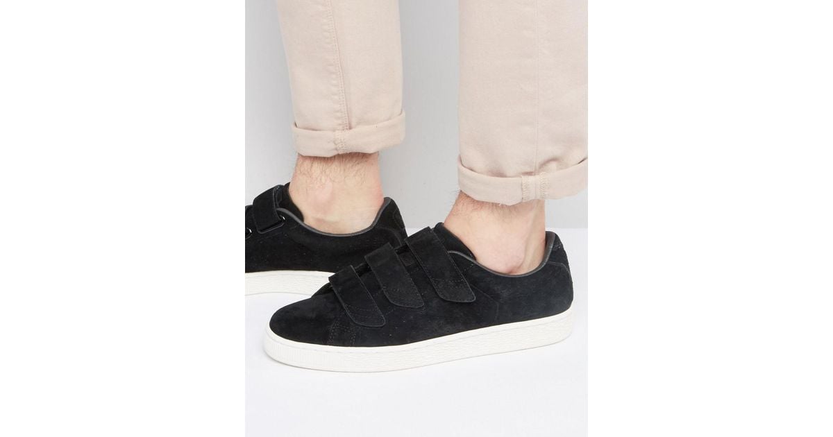 puma basket velcro soft premium sneakers puma basket velcro soft premium sneakers