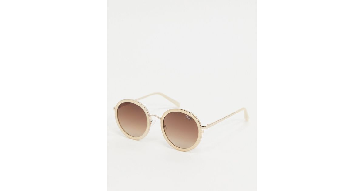 Quay Firefly Round Sunglasses | Lyst