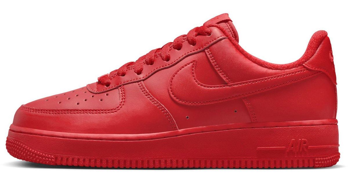 mens nike air force red