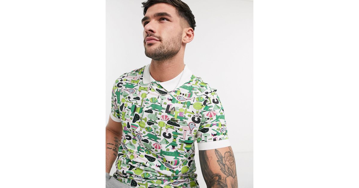 lacoste x jeremyville polo