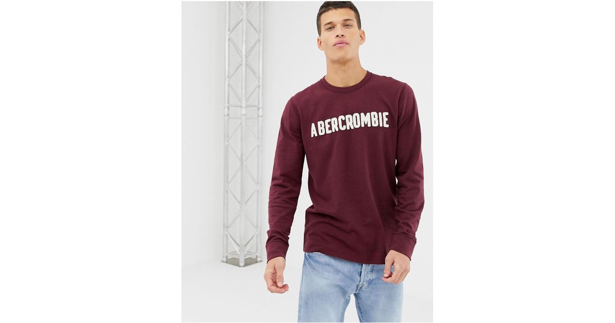 abercrombie mens long sleeve shirts