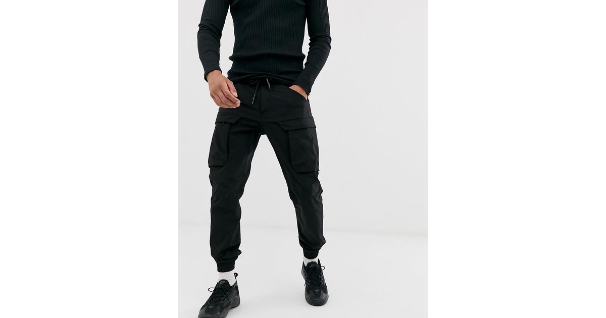 jack and jones black cargo pants